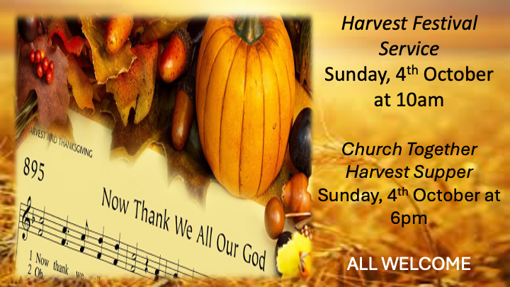 harvest 2026 kinver methodist church